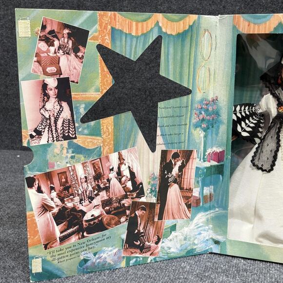 Vintage Barbie Scarlett O'Hara Gone With The Wind Doll 1994 Mattel Hollywood Leg - Picture 3 of 16